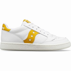 Sapatilhas Saucony Jazz Court PU Feminino Branco Laranja | Portugal S15873-Y30