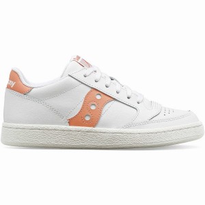 Sapatilhas Saucony Jazz Court PU Feminino Branco Rosa | Portugal S51074-P75