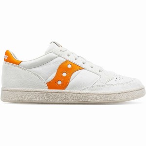 Sapatilhas Saucony Jazz Court Premium Feminino Branco Laranja | Portugal S91075-J75