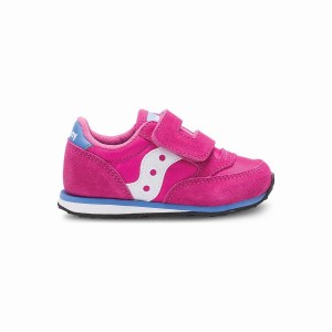 Sapatilhas Saucony Jazz Hook & Loop Criança Rosa | Portugal S70615-S01