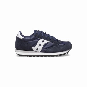 Sapatilhas Saucony Jazz Original Criança Azul Marinho Branco | Portugal S15867-H96