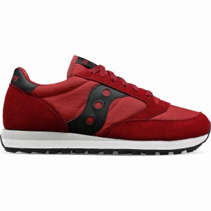 Sapatilhas Saucony Jazz Original Feminino Bordeaux Pretas | Portugal S25168-T18