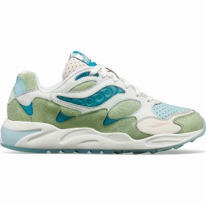 Sapatilhas Saucony Marsh Grid Shadow 2 Feminino Verdes Marrom | Portugal S50649-D60