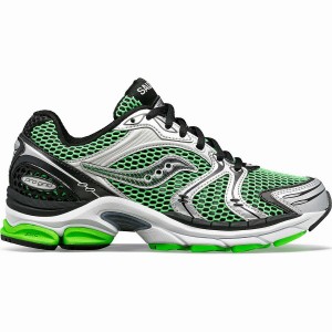 Sapatilhas Saucony ProGrid Triumph 4 Feminino Verdes Prateadas | Portugal S48961-R06