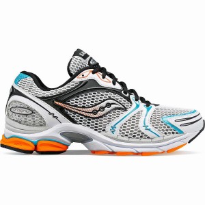 Sapatilhas Saucony ProGrid Triumph 4 Feminino Branco Prateadas | Portugal S46150-Z06