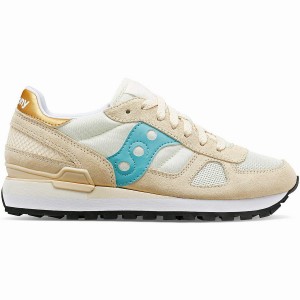 Sapatilhas Saucony Shadow Original Feminino Marrom Turquesa | Portugal S81472-U57