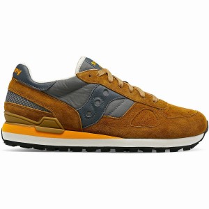 Sapatilhas Saucony Shadow Original Premium Feminino Marrom Cinzentas | Portugal S51709-U46