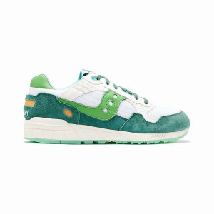 Sapatilhas Saucony Shamrock Shadow 5000 Feminino Branco Verdes | Portugal S50463-X06