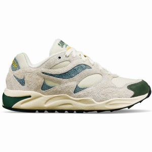 Sapatilhas Saucony x Colour Plus Grid Shadow 2 Feminino Bege Verdes | Portugal S58071-M63