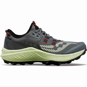 Sapatilhas Trail Running Saucony Endorphin Rift Masculino Cinzentas | Portugal S40268-C34