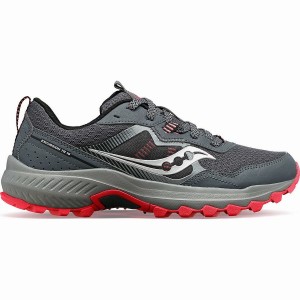 Sapatilhas Trail Running Saucony Excursion TR16 Wide Feminino Cinzentas Coral | Portugal S29485-E49