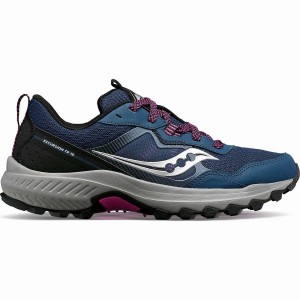 Sapatilhas Trail Running Saucony Excursion TR16 Feminino Azul Marinho | Portugal S95283-X25