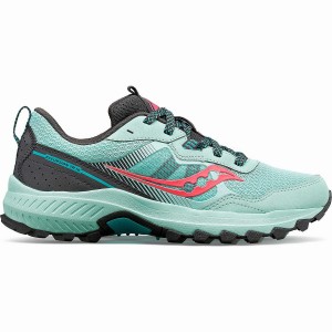 Sapatilhas Trail Running Saucony Excursion TR16 Feminino Turquesa Rosa | Portugal S91276-D50