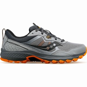 Sapatilhas Trail Running Saucony Excursion TR16 Masculino Cinzentas Laranja | Portugal S75319-P81