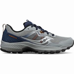 Sapatilhas Trail Running Saucony Excursion TR16 Masculino Cinzentas Azul Marinho | Portugal S93502-C62