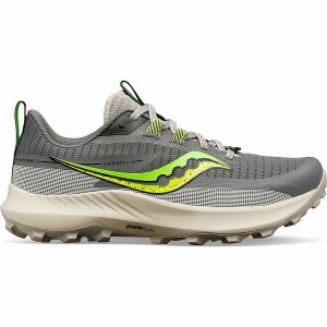 Sapatilhas Trail Running Saucony Peregrine 13 Feminino Cinzentas Verdes | Portugal S21095-T69