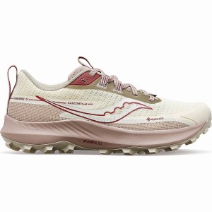 Sapatilhas Trail Running Saucony Peregrine 13 GTX Feminino Bege | Portugal S57386-N83