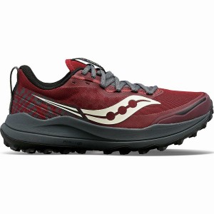 Sapatilhas Trail Running Saucony Xodus Ultra 2 Feminino Vermelhas Cinzentas | Portugal S52913-L73