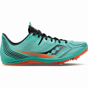 Spikes Atletismo Saucony Endorphin 3 Spike Masculino Menta Pretas | Portugal S64238-T71