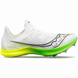 Spikes Atletismo Saucony Endorphin Cheetah Masculino Branco Verdes | Portugal S56830-U83