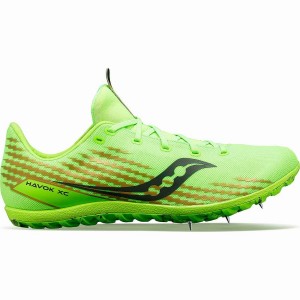 Spikes Atletismo Saucony Havok XC 3 Rasos Feminino Verdes | Portugal S93716-M41