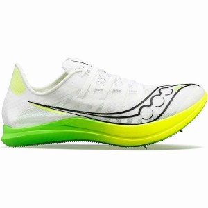 Spikes Atletismo Saucony Terminal VT Feminino Branco Verdes | Portugal S74831-Z05