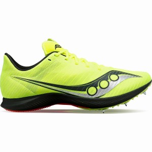 Spikes Atletismo Saucony Velocity MP Masculino Amarelas Pretas | Portugal S13956-H47