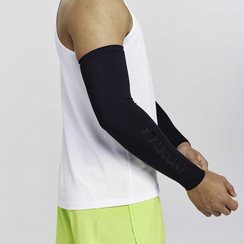 Aquecedor De Braço Saucony Fortify Arm Sleeves Masculino Pretas | Portugal S30257-C92