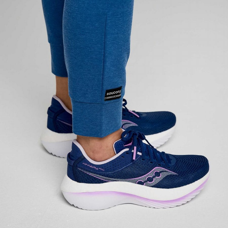 Calças Saucony Boston Feminino Azul Anil | Portugal S84935-B61