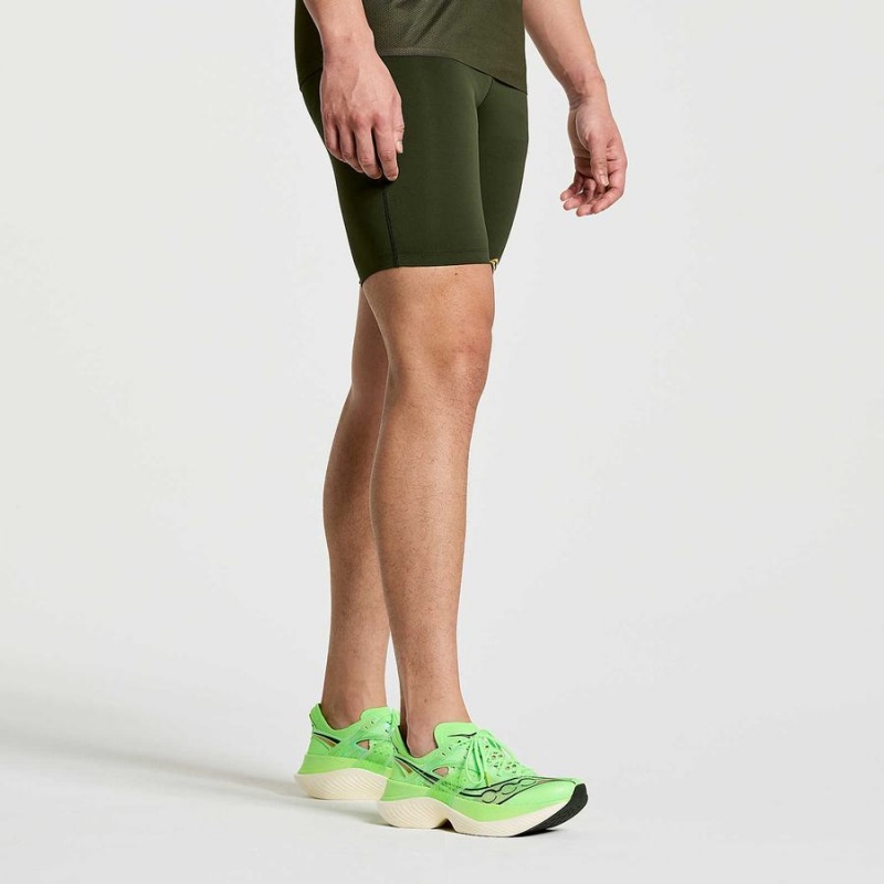 Calção Saucony Elite Tight Masculino Umbra | Portugal S95643-B65