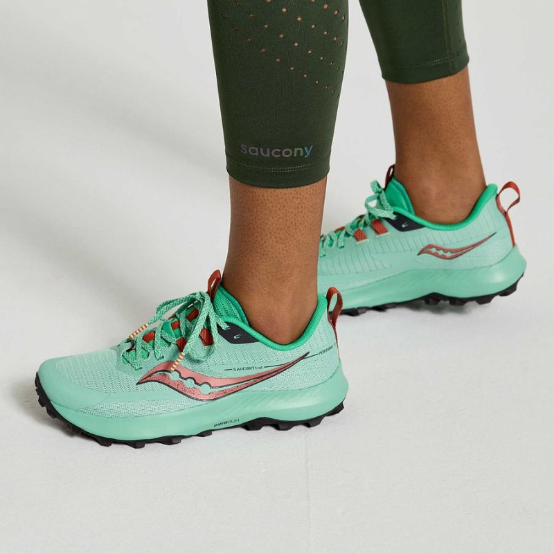 Collants Saucony Explorer Utility Crop Feminino Verdes Escuro | Portugal S10426-B61