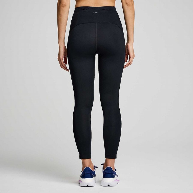 Collants Saucony Fortify Crop Feminino Pretas | Portugal S82356-P59