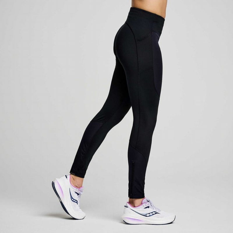 Collants Saucony Runshield Feminino Pretas | Portugal S08291-D62