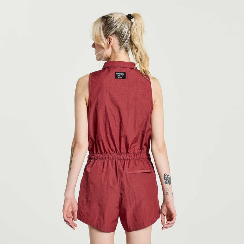 Macacão Saucony Unwind Romper Feminino Apple Butter | Portugal S81025-Q92