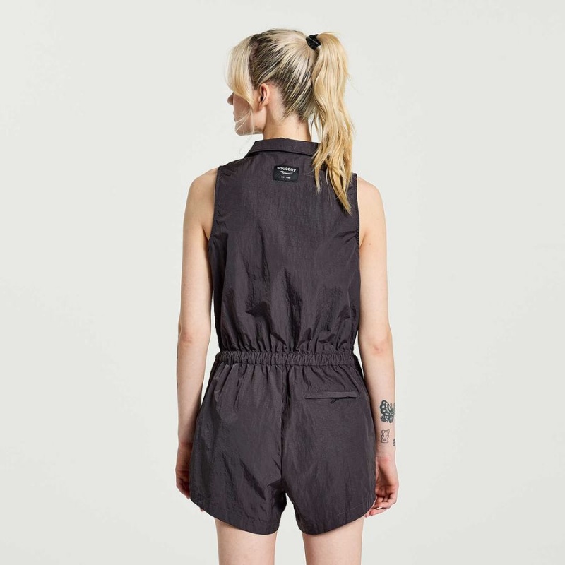 Macacão Saucony Unwind Romper Feminino Basalt | Portugal S18503-L59