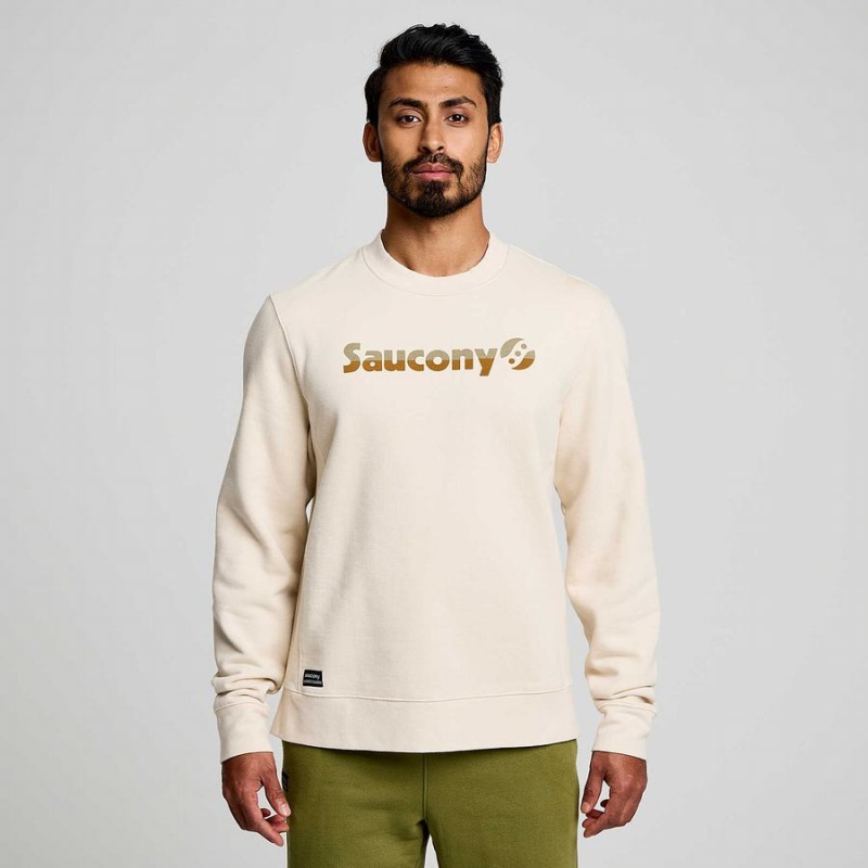 Moletom Saucony Recovery Crew Feminino Bege | Portugal S41956-E48