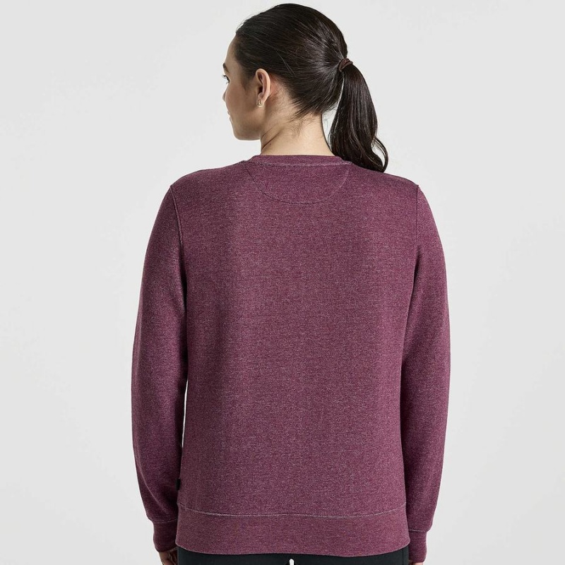 Moletom Saucony Rested Crewneck Feminino Cinzentas | Portugal S19374-J72