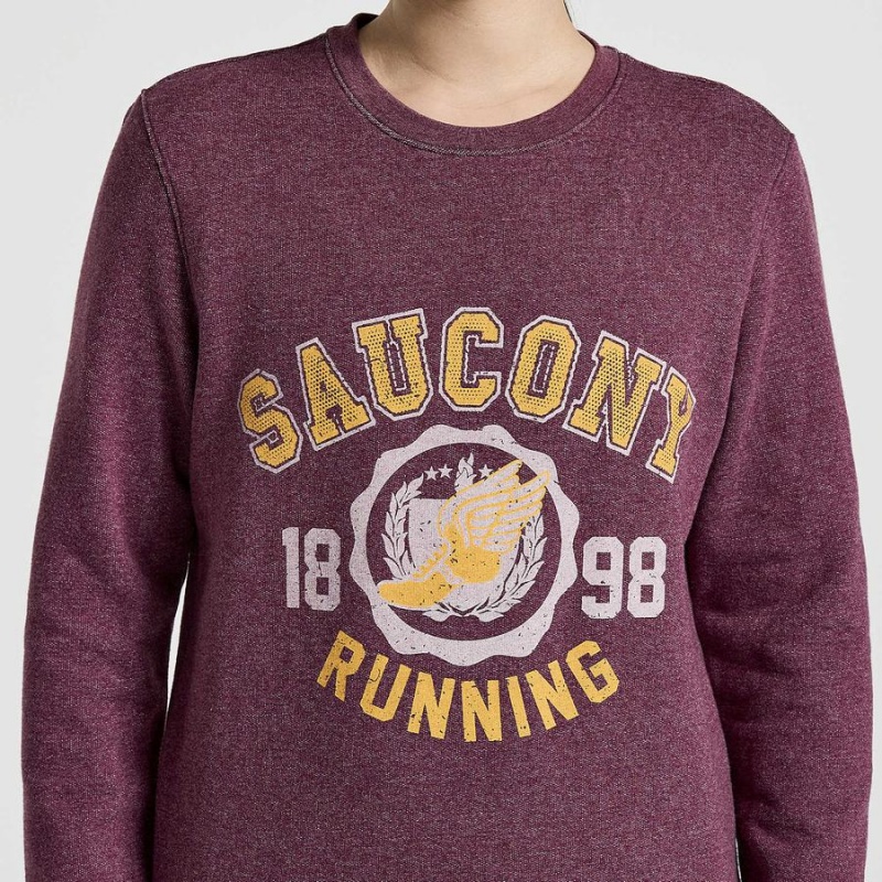 Moletom Saucony Rested Crewneck Feminino Cinzentas | Portugal S19374-J72