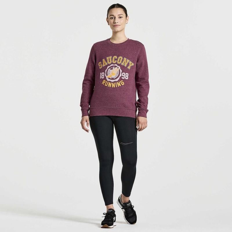 Moletom Saucony Rested Crewneck Feminino Cinzentas | Portugal S19374-J72