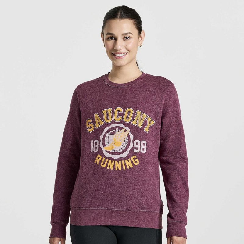 Moletom Saucony Rested Crewneck Feminino Cinzentas | Portugal S19374-J72