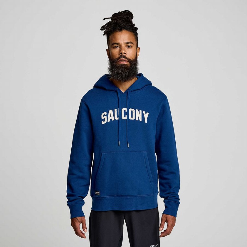 Moletom com Capuz Saucony Recovery Hoody Feminino Azul Anil | Portugal S43096-A41