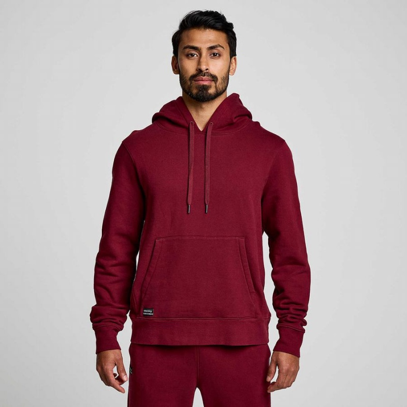 Moletom com Capuz Saucony Recovery Hoody Feminino Vermelhas | Portugal S02749-F13