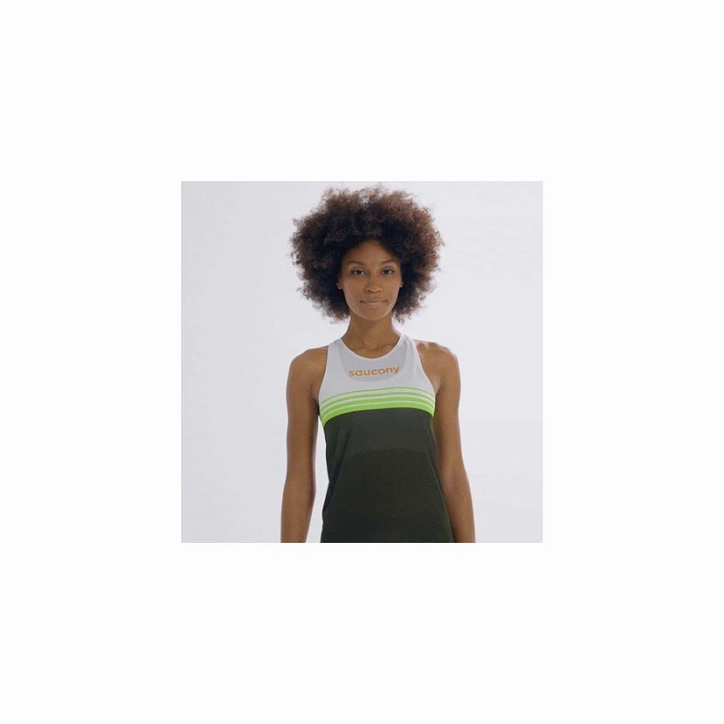 Regata Saucony Elite Singlet Feminino Umbra | Portugal S39782-V37