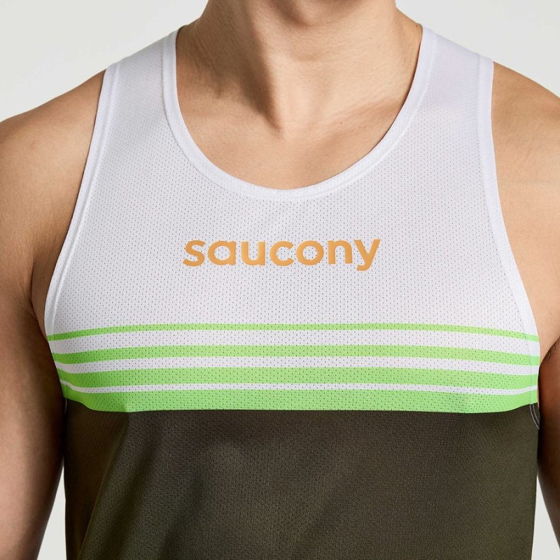 Regata Saucony Elite Singlet Masculino Umbra | Portugal S71863-V24