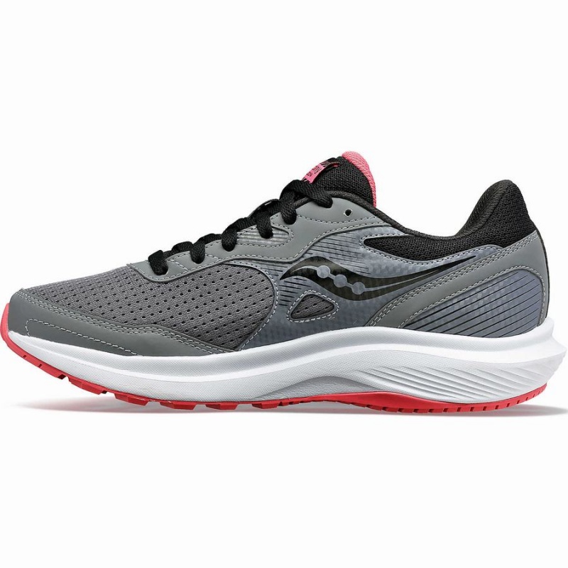 Sapatilhas Caminhada Saucony Cohesion 16 Wide Feminino Cinzentas | Portugal S92085-S26