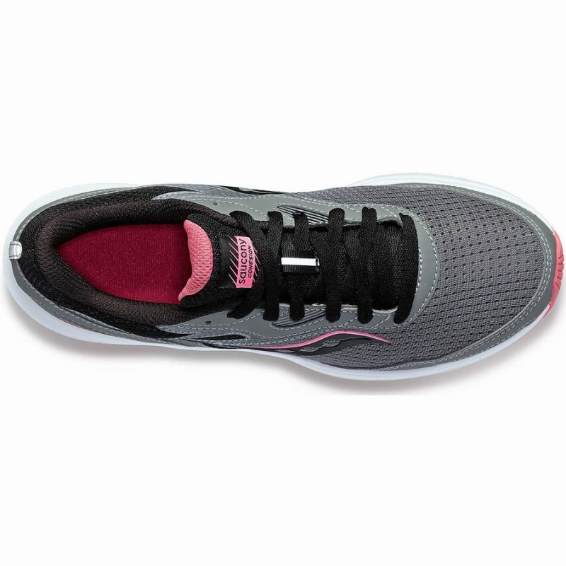 Sapatilhas Caminhada Saucony Cohesion 16 Wide Feminino Cinzentas | Portugal S92085-S26