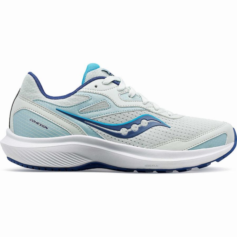 Sapatilhas Caminhada Saucony Cohesion 16 Feminino Branco Azul Anil | Portugal S30518-F45