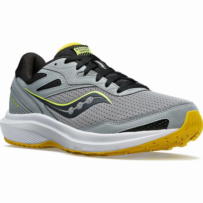 Sapatilhas Caminhada Saucony Cohesion 16 Masculino Cinzentas Amarelas | Portugal S09751-U10