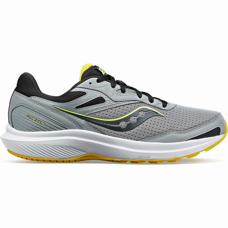 Sapatilhas Caminhada Saucony Cohesion 16 Masculino Cinzentas Amarelas | Portugal S09751-U10