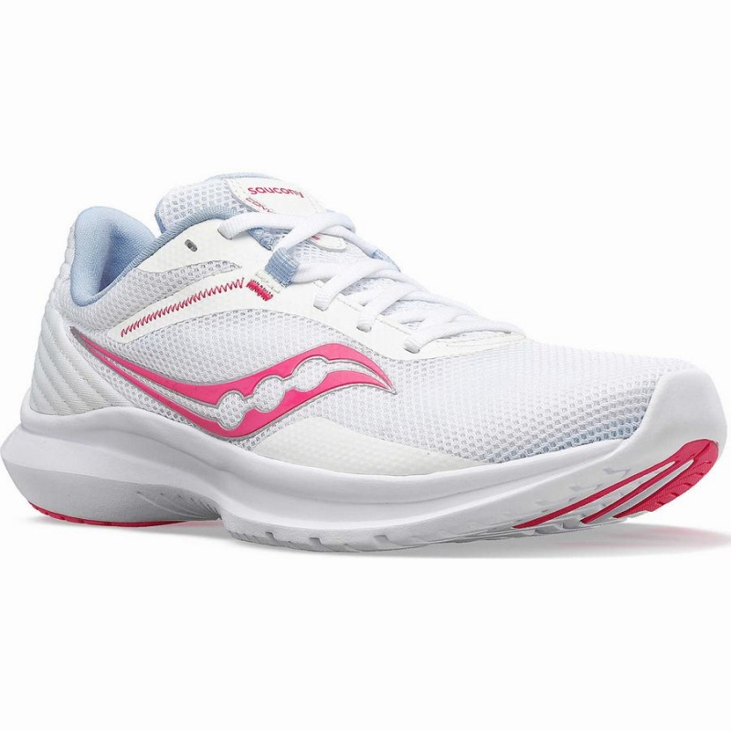 Sapatilhas Caminhada Saucony Convergence Feminino Branco Rosa | Portugal S49856-H49